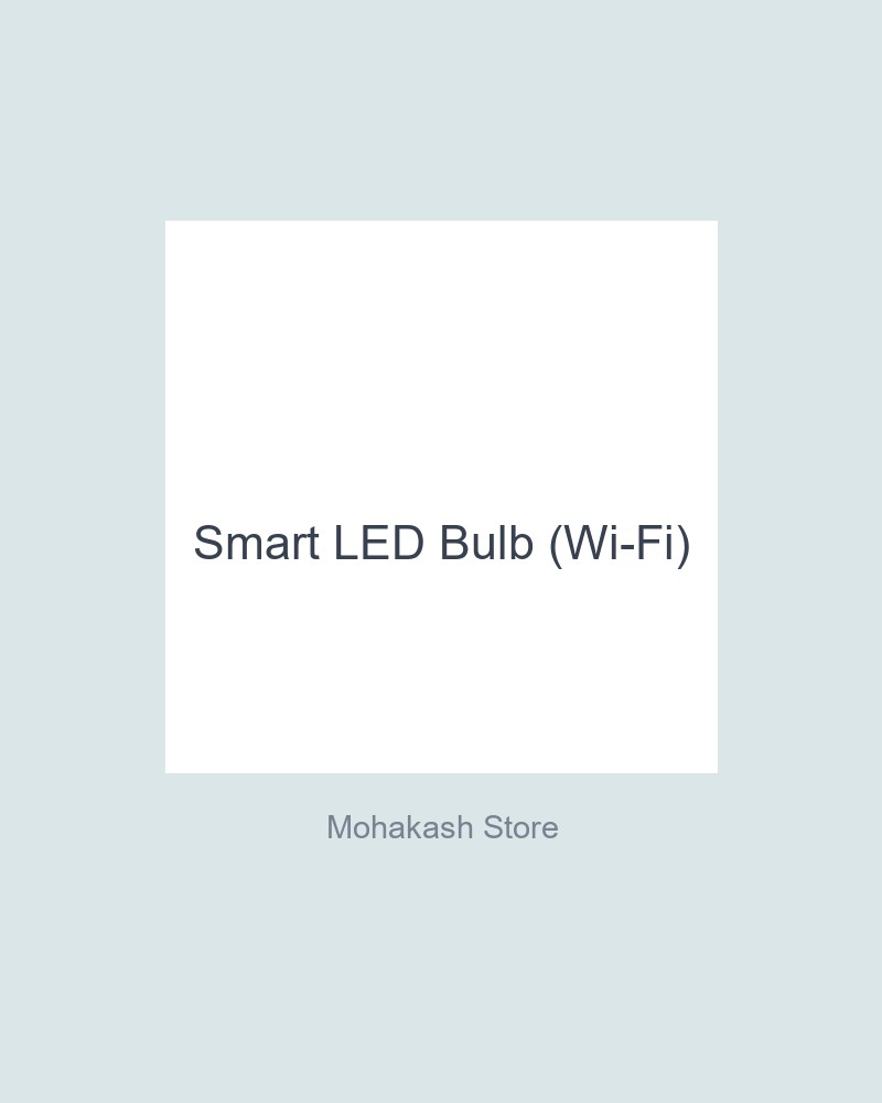 Smart LED Bulb (Wi-Fi)