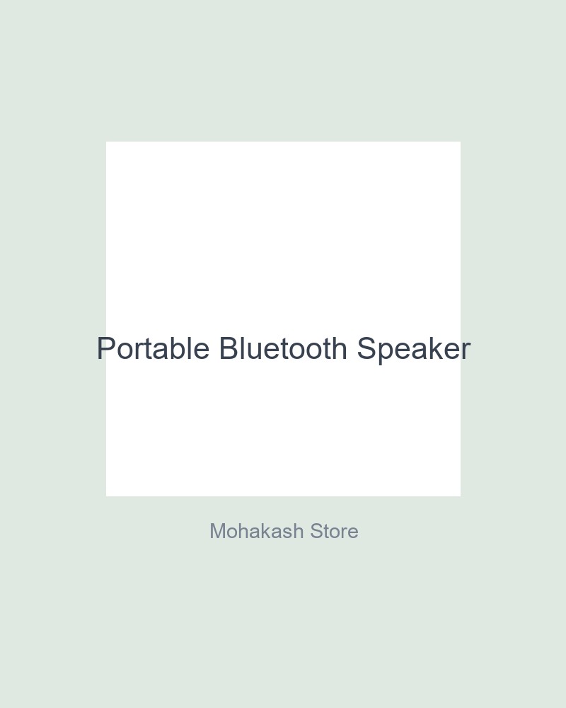 Portable Bluetooth Speaker