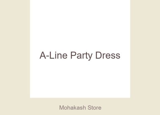 A-Line Party Dress
