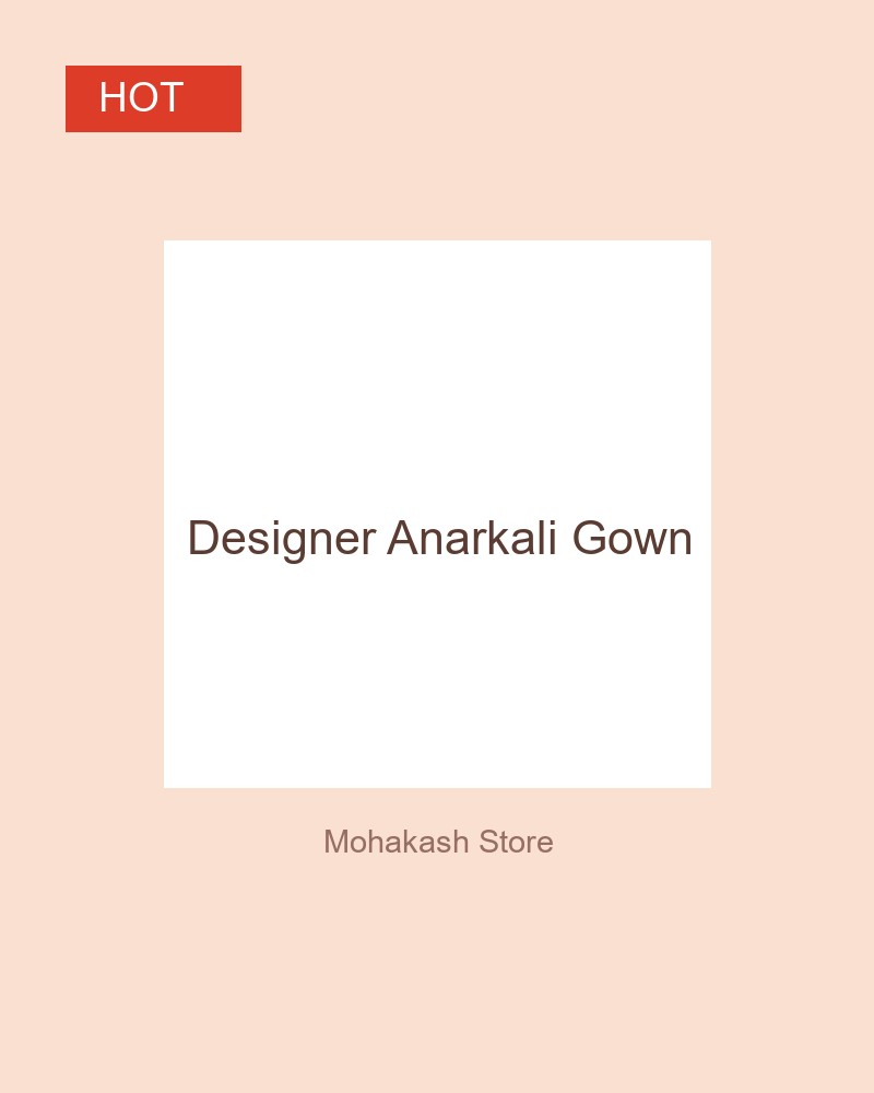 Designer Anarkali Gown