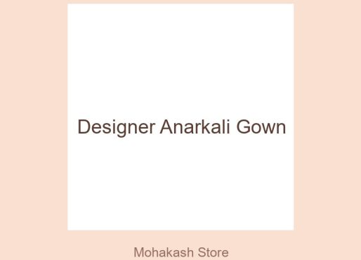 Designer Anarkali Gown