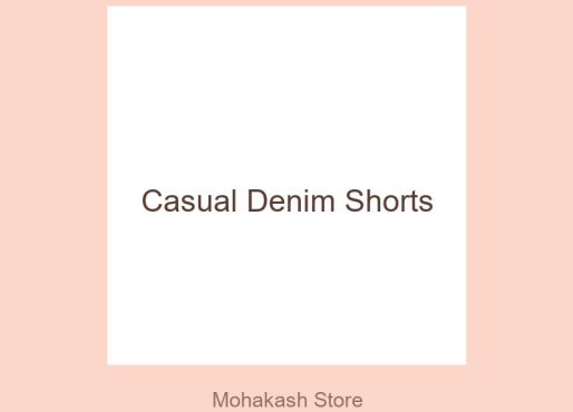 Casual Denim Shorts
