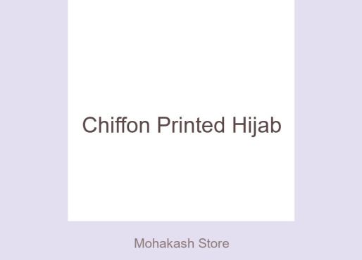 Chiffon Printed Hijab