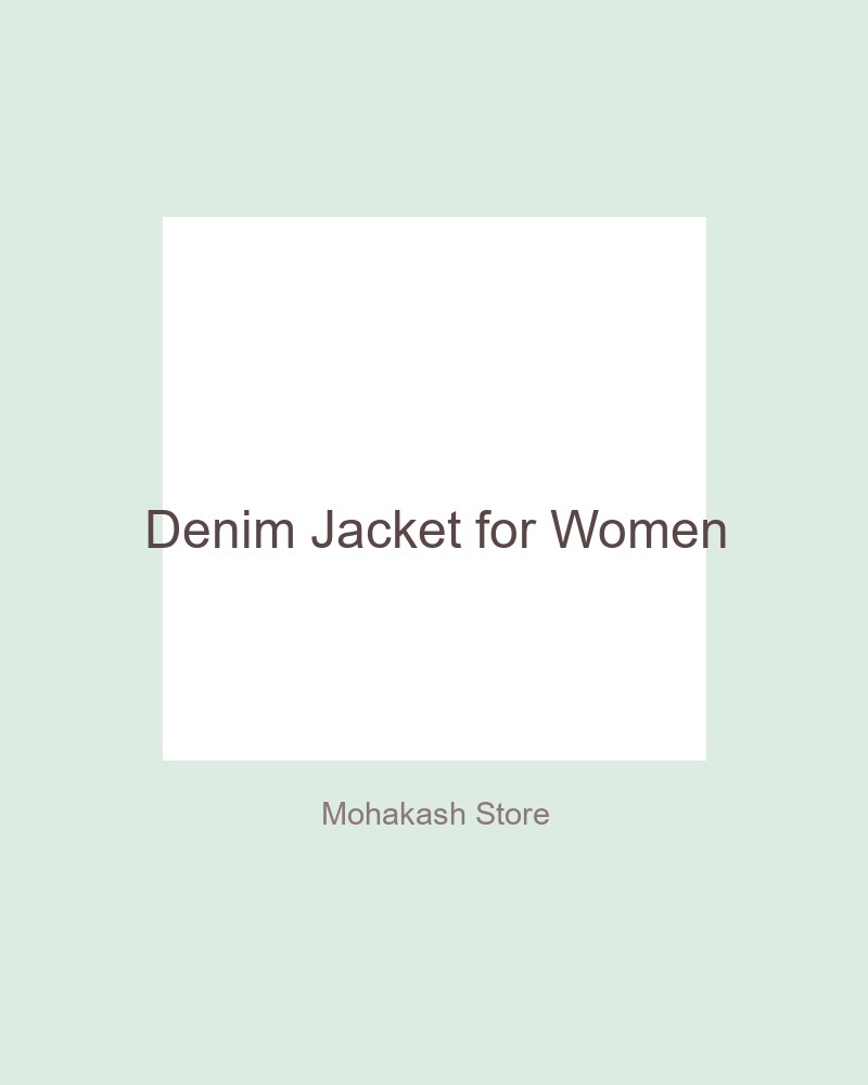 Denim Jacket for Women