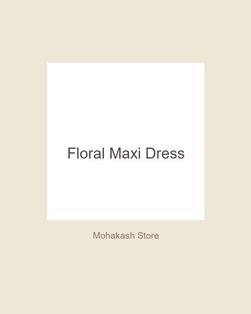 Floral Maxi Dress